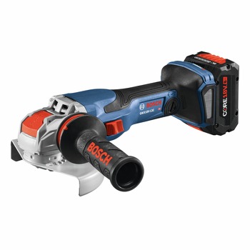 Factory Reconditioned Bosch PROFACTOR 18V Spitfire X-LOCK Connected-Ready 5 - 6 in. Cordless Angle Grinder Kit with Slide Switch (8.0 Ah)