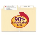 Office Jansan | Smead 10301 1/3-Cut Tabs Assorted Letter Size 0.75 in. Expansion 11-pt SuperTab Top Tab File Folders - Manila (100/Box) image number 5