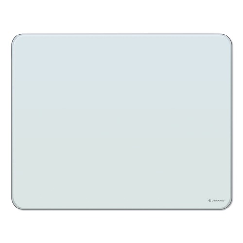 Cleaning & Janitorial Supplies | U Brands 3689U00-01 20 in. x 16 in. Cubicle Glass Dry Erase Board - White Surface image number 0