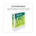 Office Jansan | Samsill 18967 11 in. x 8.5 in. 3 Rings 2 in. Capacity Earth's Choice Plant-Based Round Ring View Binder - White image number 5