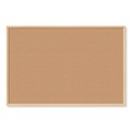 Office & Office Supplies | U Brands 2872U00-01 70 x 47 Cork Bulletin Board - Tan Surface/Birch Wood Frame image number 0