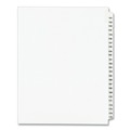 Office Jansan | Avery 01336 11 in. x 8.5 in. 25-Tab 151 to 175 Avery Style Preprinted Legal Exhibit Side Tab Index Dividers - White (1-Set) image number 0
