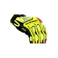 Work Gloves | Mechanix Wear SMP-X91-010 Hi-Viz M-Pact D4-360 Gloves - Large, Fluorescent Yellow image number 2