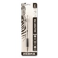 Pens | Zebra ZEB27111 F-301 Ballpoint Pen, Retractable, Fine 0.7 mm, Black Ink, Stainless Steel/Black Barrel image number 1