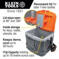 Coolers & Tumblers | Klein Tools 55600 17-Quart Tradesman Pro Tough Box Work Cooler image number 1