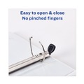Office Jansan | Avery 79692 Heavy-Duty 2 in. Capacity 11 in. x 8.5 in. 3 Ring View Binder with DuraHinge and One Touch EZD Rings - Black image number 5