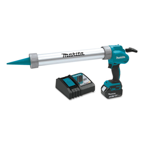 Caulk and Adhesive Guns | Makita XGC01T1B 18V LXT 5.0 Ah Cordless Lithium-Ion 20 oz. Barrel Style Caulk and Adhesive Gun Kit image number 0