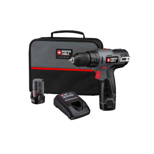 Drill Drivers | Factory Reconditioned Porter-Cable PCL120DDC-2R 12V MAX Tradesman Lithium-Ion 2-Speed Compact 3/8 in. Cordless Drill (1.3 Ah) image number 0