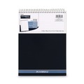Office Jansan | Cambridge 59882 8.5 x 11.5 Sheets (70) Stiff-Back Wire Bound Medium/College Rule Notepad - Navy Cover/White Sheets image number 1