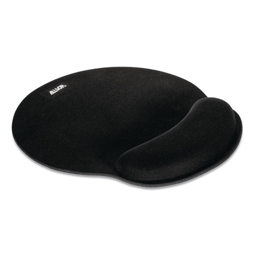Office Jansan | Allsop ASP30203 MousePad Pro 9 in. x 10 in. Memory Foam Mouse Pad with Wrist Rest - Black image number 0