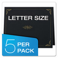  | Oxford 29900055BGD 11.25 in. x 8.75 in. Certificate Holder - Black (5/Pack) image number 1