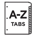 Office Jansan | Avery 23081 11 in. x 9 in. 26-Tab Heavy-Duty Preprinted Plastic A to Z Tab Dividers - Yellow (1-Set) image number 3