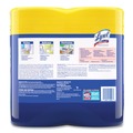 Cleaning & Janitorial Supplies | LYSOL Brand 19200-80296 1-Ply 7 in. x 7.25 in. Disinfecting Wipes - Lemon and Lime Blossom Scent, White (3/Carton) image number 4