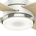 Ceiling Fans | Casablanca 59413 54 in. Daphne Ceiling Fan with Light and Integrated Wall Control (Fresh White) image number 7