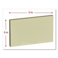Office Jansan | Universal UNV35692 3 in. x 5 in. Self-Stick Note Pads - Yellow (18/Pack) image number 2