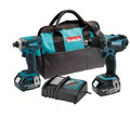 Combo Kits | Factory Reconditioned Makita XT260-R LXT 18V Lithium-Ion Drill-Driver and Impact Driver Combo Kit image number 0