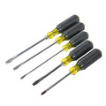 Hand Tool Sets | Klein Tools 85075 5-Piece Slotted and Phillips Screwdrivers Set with Cushion-Grip Handles and Tip-Ident image number 2