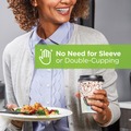 Labor Day Sale! Save $30 off $199! | Dixie 5320CD PerfecTouch 20 oz. Paper Hot Cups - Coffee Haze Design (25/Sleeve, 20 Sleeves/Carton) image number 10