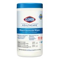 Hand Wipes | Clorox Healthcare 30577 6 in. x 5 in. Unscented Germicidal Bleach Wipes - White (150/Canister) image number 0