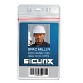 SICURIX BAU47840 Sealable Cardholder, Vertical, 2.62 X 3.75, Clear, 50/pack image number 3