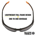 Safety Glasses | Klein Tools 60164 Professional Full Frame Safety Glasses - Gray Lens image number 6