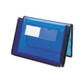 Office Jansan | Smead 71953 1 Section 2.25 in. Expansion Poly Wallet - Letter Size, Translucent Blue image number 0
