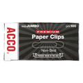 Office Jansan | ACCO A7072510G Jumbo Nonskid Premium Heavy-Gauge Wire Paper Clips - Silver (1000/Pack) image number 1