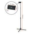 Office & Office Supplies | Durable 894201 TWIST Black Floor Stand for Tablet Black image number 1