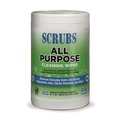Labor Day Sale! Save $30 off $199! | SCRUBS 96580 9 in. x 12 in. All Purpose Cleaning Wipes - White/Citrus Scent (6/Carton) image number 1