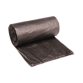 Boardwalk V7658HKKR01 38 in. x 58 in. 14 mic 60 Gallon High-Density Can Liners - Black (200/Carton)
