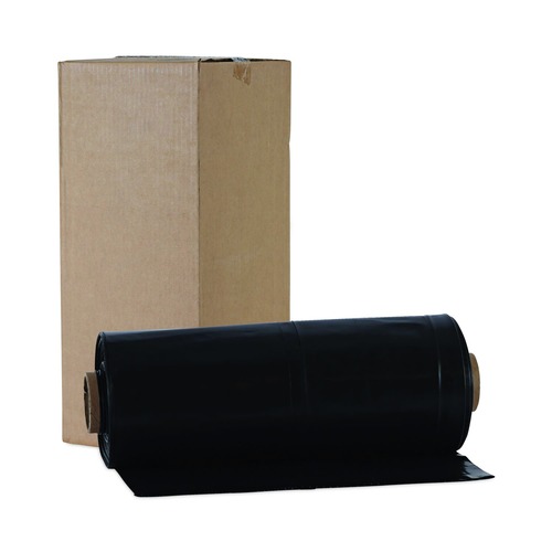 Trash & Waste Bins | Boardwalk K7663WKK 60 Gallon 2.7 mil 38 in. x 63 in. Industrial Drum Liners Rolls - Black (50/Carton) image number 0