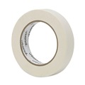  | Universal UNV51301CT 3 in. Core 24mm x 54.8m General-Purpose Masking Tape - Beige (36/Carton) image number 0