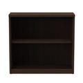  | Alera ALEVA633032ES 31.75 in. x 14 in. x 29.5 in. Valencia Series 2-Shelf Bookcase - Espresso image number 2
