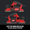 Handheld Electric Planers | Factory Reconditioned Craftsman CMEW300R 6 Amp Corded Handheld Planer image number 6