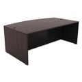  | Alera ALEVA227236ES Valencia Series 71 in. x 41.38 in. x 29.63 in. Bow Front Desk Shell - Espresso image number 0