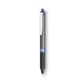  | Pentel K497-C 0.7 mm Retractable Black Barrel Oh Gel Pen - Medium, Blue (1 Dozen) image number 0