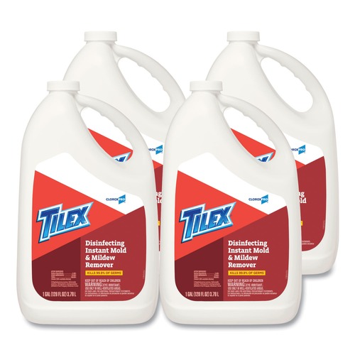 Tilex 35605 128 oz. Disinfects Instant Mold and Mildew Remover Refill (4/Carton) image number 0