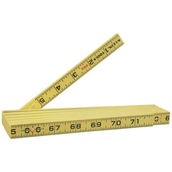 MEASURING ACCESSORIES | Klein Tools 910-6 6 ft. Fiberglass Inside Reading Folding Ruler