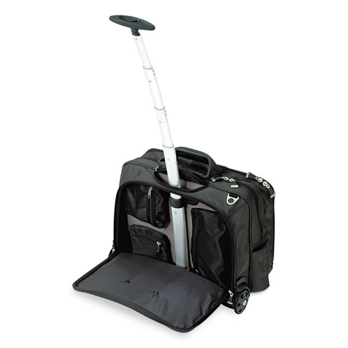 Office Jansan | Kensington K62348A 17.5 x 9.5 x 13 Contour Ballistic Nylon Rolling Laptop Case, Fits Devices Up to 17 in. - Black image number 0