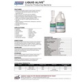Cleaning & Janitorial Supplies | ITW Dymon 23301 Liquid Alive 1 Gallon Bottle Enzyme Producing Bacteria (4/Carton) image number 2
