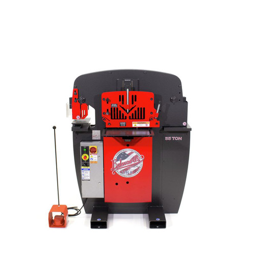 Metal Forming | Edwards ED9-55231512 55 Ton 1 PH 230V Ironworker with PowerLink and Coper Notcher with Lighted Workstations image number 0