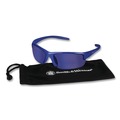 Eye Protection | Ansell 21301 Equalizer Safety Eyewear - Blue Frame/Blue Mirror Lens image number 4
