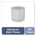 Toilet Paper | Tork 2465100 2-Ply Septic Safe Advanced Bath Tissue - White (80/Carton) image number 3