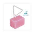 Cleaning & Janitorial Supplies | Boardwalk 4BBP012I144M202143000 4 oz. Toilet Bowl Para Deodorizer Block - Cherry Scent, Pink (144/Carton) image number 3