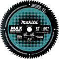 Miter Saw Blades | Makita B-66999 12 in. 80T Carbide-Tipped Max Efficiency Miter Saw Blade image number 0