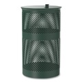 Trash & Waste Bins | Furloo FLO1TG 13-Gallon Top Door Heavy-Duty Outdoor Pet Waste Trash Can with Lid - Green image number 0