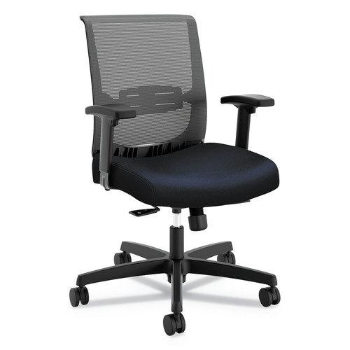 Office Chairs | HON HONCMY1ACU98 Convergence Synchro-Tilt Mid-Back 275 lbs. Capacity Task Chair - Navy/Black image number 0