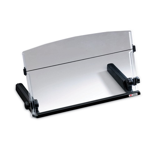 Office Jansan | 3M DH640 300 Sheet Capacity In-Line Freestanding Plastic Copyholder - Black/Clear image number 0