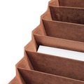 Office Jansan | Smead 70425 TUFF 1/21-Cut Tab Expanding Open-Top Stadium File - Letter, Redrope image number 3