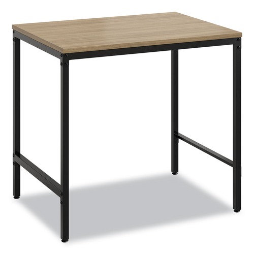 Office Jansan | Safco 5273BLWL 30.5 in. x 23.2 in. x 29.5 in. Simple Study Desk - Walnut image number 0